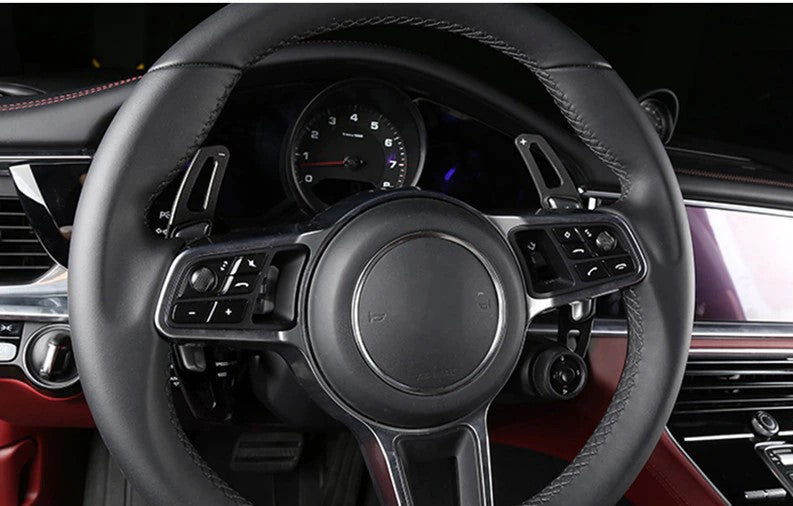 Steering Wheel with Shift Paddles Stock Photo - Image of piece,  accessories: 178802588